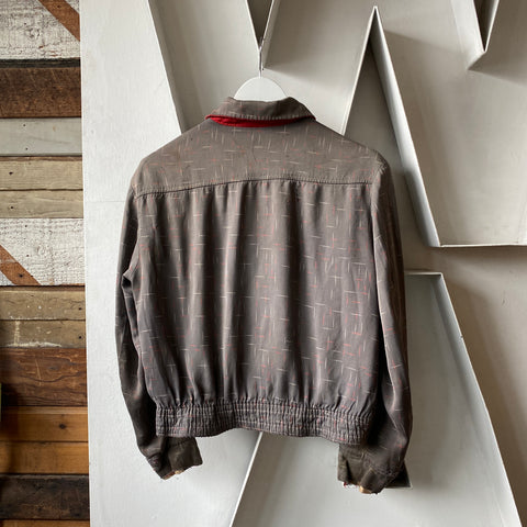 50’s Reversible Rayon Ricky Jacket - Medium