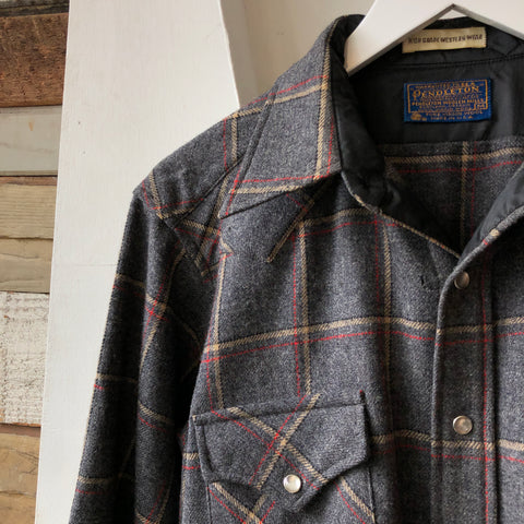 70's Pendleton Western Shirt - Medium