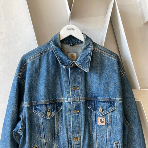 90’s Carhartt Denim Jacket - Large