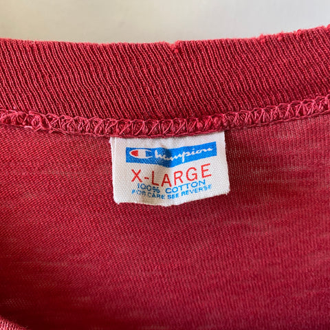 70's Champion Stanford Soccer Tee - XL