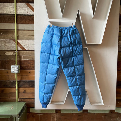 70’s Cozy Puffer Pants - 26-30” x 29”