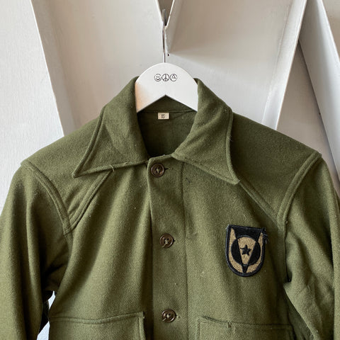50’s Wool Military Button Up Shirt - XS