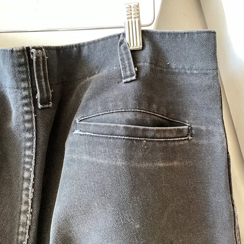 Black Ben Davis Dungarees - 36” x 27”
