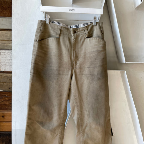 Tan Ben Davis Dungarees - 29” x 28”