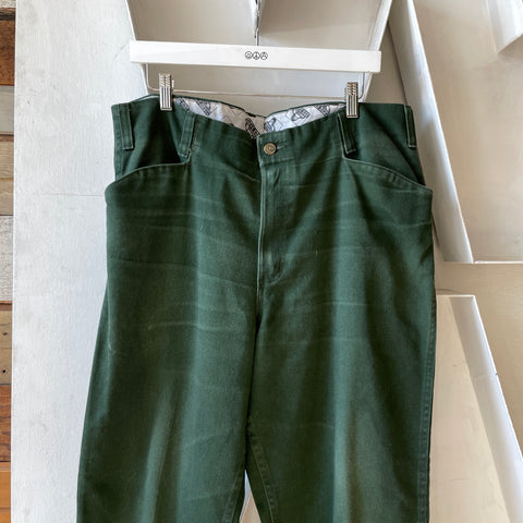 Green Ben Davis Dungarees - 36" x 28"