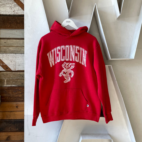 80’s Russell Wisconsin Badgers Hoodie - Large