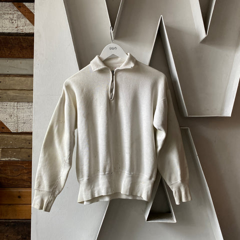 60's Quarter Zip Sweat - Medium