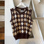 70’s Argyle Sweater Vest - Medium