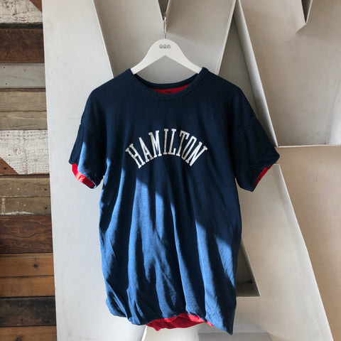 80's/70's Hamilton Reversible Gym Class Tee - Large