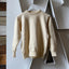 70’s Cream Wool Sweater - Small