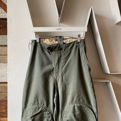 50’s Buckle Back Flying Trousers - 26” x 25”