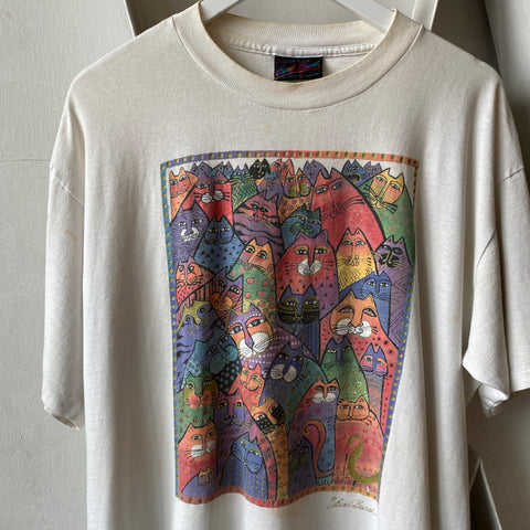 80's Cat Burch shirt - XL
