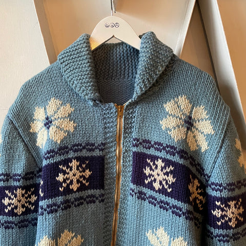 60’s Winter Wool Cowichan Sweater - Large
