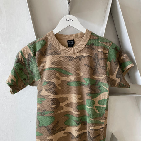 80’s Short Sleeve Camo Thermal Tee - Small