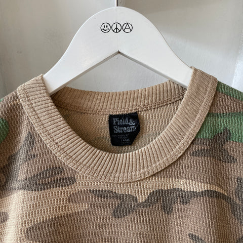 80’s Short Sleeve Camo Thermal Tee - Small