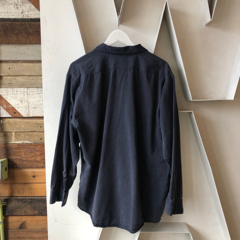 Navy Blue Work Shirt - XL