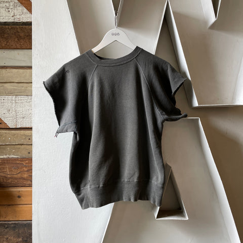 60’s Thrashed Short Sleeve Sweatshirt - Small