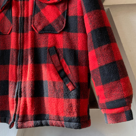 70's Sherpa Lined Flannel - Medium