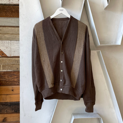 60’s Striped Cardigan - Medium