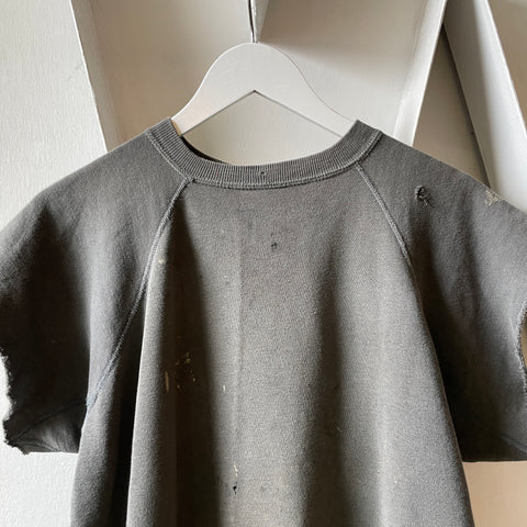 60’s Thrashed Short Sleeve Sweatshirt - Small
