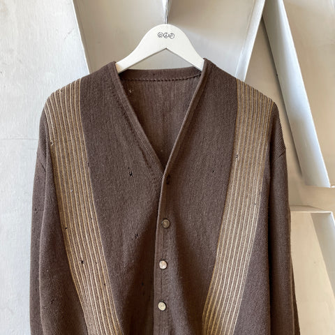 60’s Striped Cardigan - Medium