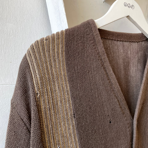 60’s Striped Cardigan - Medium