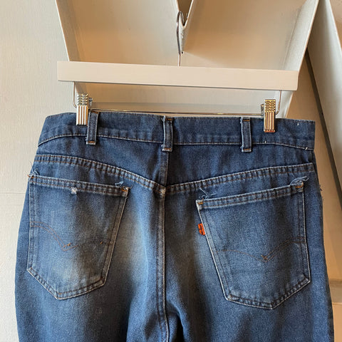 80’s Levi’s 517 Orange Tab Denim - 32” x 32”