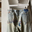 90's Patchwork Denim Wranglers - 33” x 31”