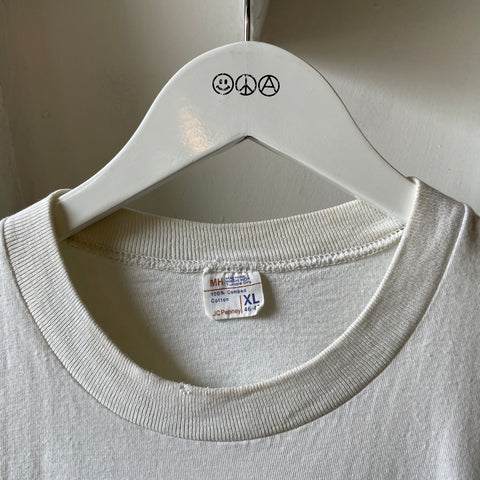 80’s Plane White Tee - Large