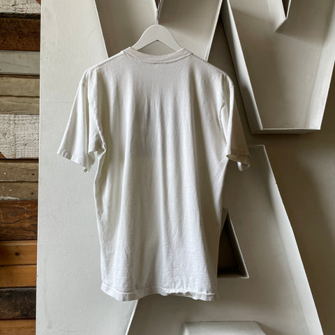 80’s Plane White Tee - Large