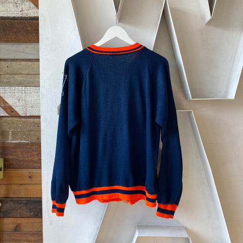 70's Zip Up Sweatshirt - Large