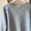70's Blue Stained Sweater - Medium