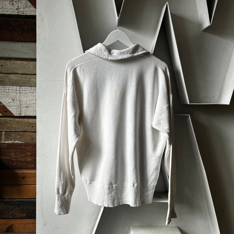 50’s Collegiate Quarter Zip Sweat - Large