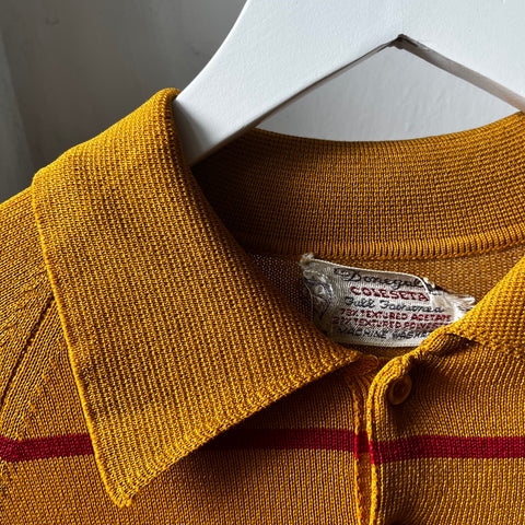 60’s Striped Knit Shirt - Medium