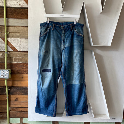 50's Pioneer Denim - 37” x 25.5”