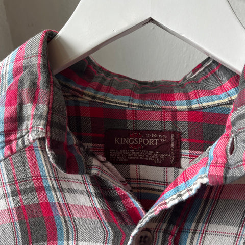 80’s Kingsport Cotton Flannel Shirt - Medium