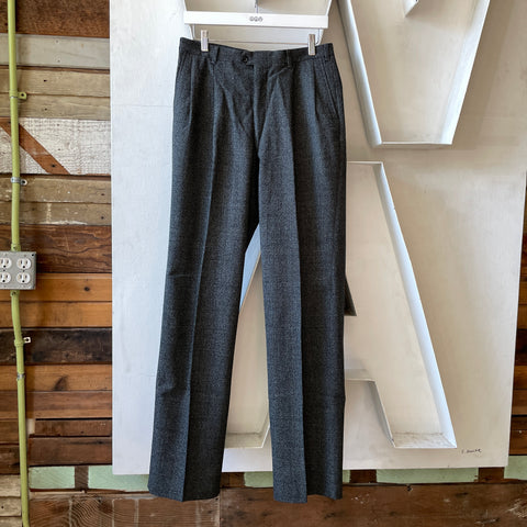 80’s Pleated Dior Wool Trousers - 30” x 34”