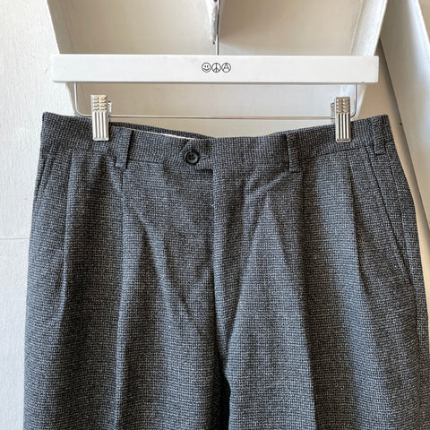 80’s Pleated Dior Wool Trousers - 30” x 34”