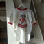 80's Wisconsin Badgers Ringer - Large