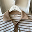 70’s Striped Knit Polo - Small