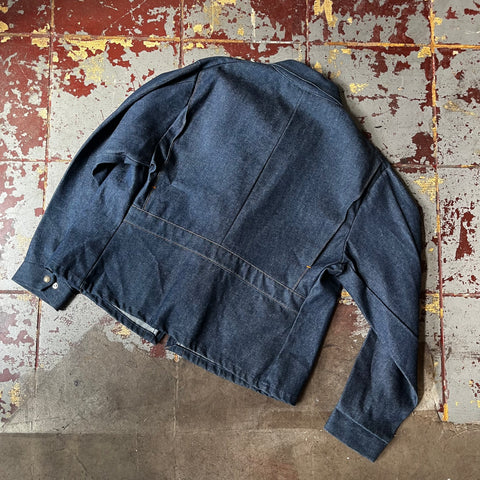 70’s Deadstock Key Imperial Denim Work Coat - Large