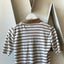 70’s Striped Knit Polo - Small