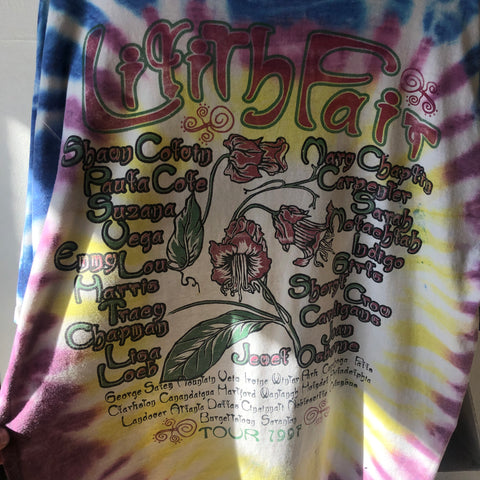 1997 Lilith Fair Tie Dye Tee - XL
