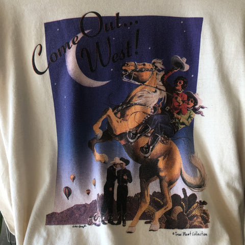 90's 'Come Out' West Longsleeve - Medium