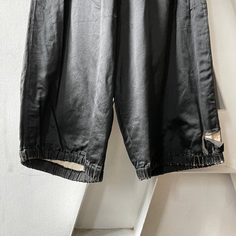 30’s Satin Cropped Buckle Back Trousers - 28” x 19”