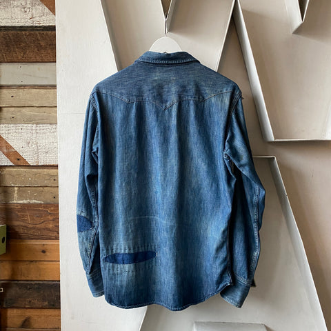 50’s Penney's Foremost Denim Western Shirt - Medium