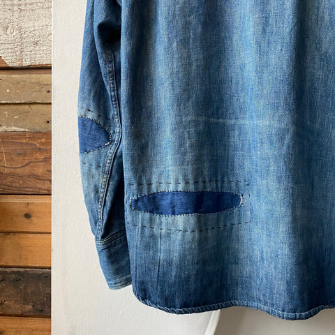 50’s Penney's Foremost Denim Western Shirt - Medium