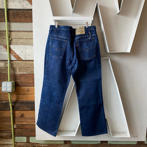 80’s Dark Levi’s 517 Orange Tab - 35” x 28”