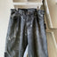 90’s Dickies Thrashed Black Dungarees - 34” x 26”