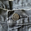 90’s Dickies Thrashed Black Dungarees - 34” x 26”